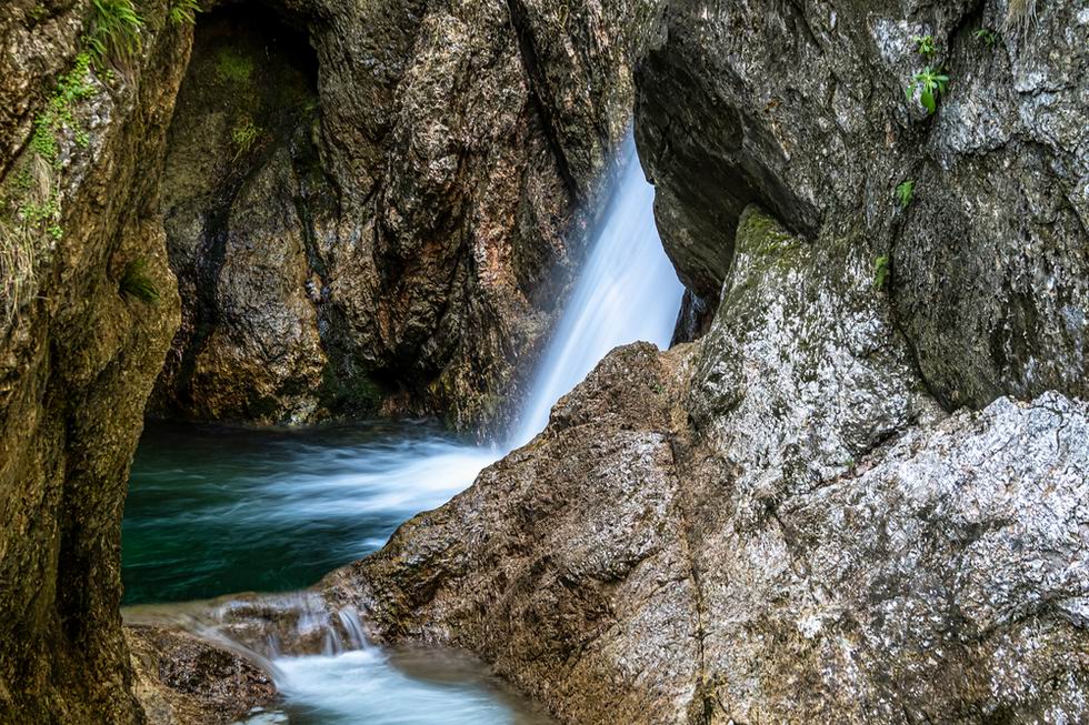 Almbachklamm szurdok Németország