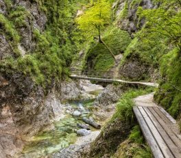 Almbachklamm szurdok