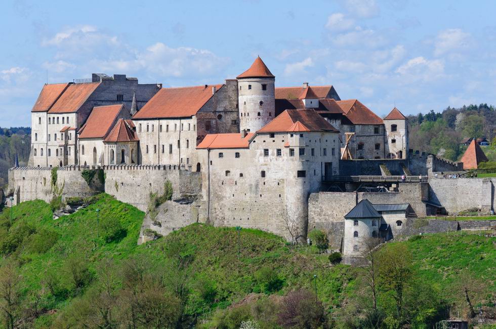 Burghausen vár Németország