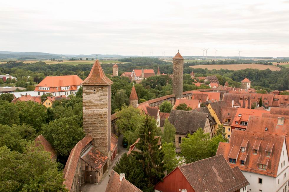 Rothenburg ob der Tauber városfal